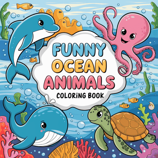 Sea Animals Coloring Book